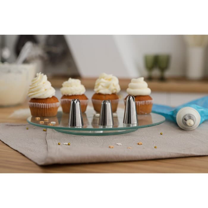 Набор кондитерский, 7 предметов: 2 мешка, 4 насадки d=2.5 см, адаптер