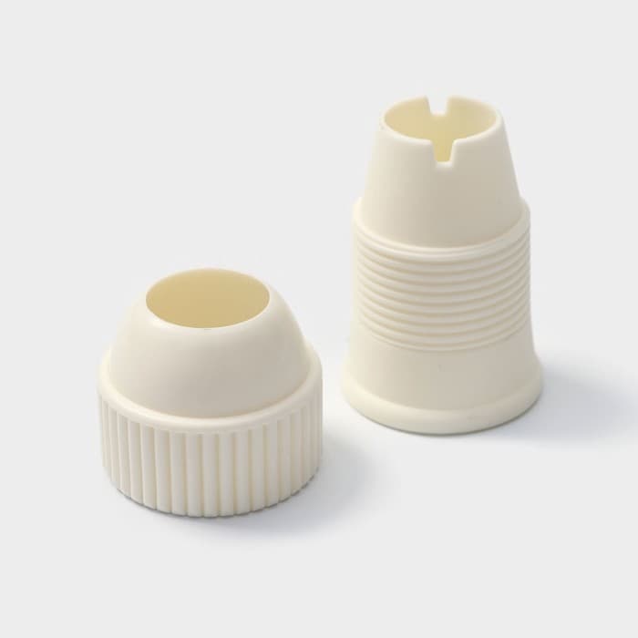 Набор кондитерский, 7 предметов: 2 мешка, 4 насадки d=2.5 см, адаптер