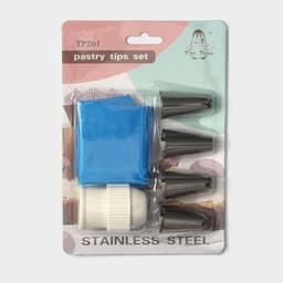 Набор кондитерский, 7 предметов: 2 мешка, 4 насадки d=2.5 см, адаптер