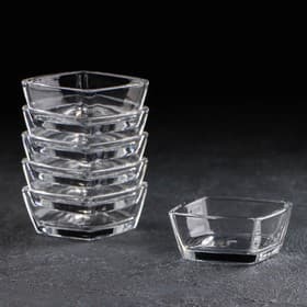 Соусники Paşabahçe Tokyo, 55 мл, d=6.6 см, набор 6 шт., стекло, прозрачные