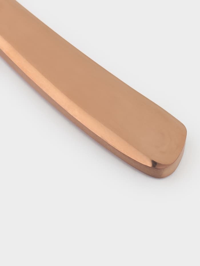 Нож столовый Magistro «Эми», длина 22.5 см, на подвесе, нержавеющая сталь, цвет бронзовый