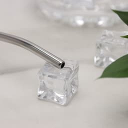 Ложка-трубочка для коктейля из нержавеющей стали «Ракушка», длина 21 см, цвет серебряный