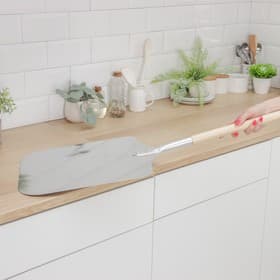 Лопата для пиццы из нержавеющей стали «Общепит», 96×35.5×2 см, полотно 35.5×40 см, толщина 1.5 мм