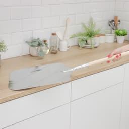 Лопата для пиццы из нержавеющей стали «Общепит», 96×35.5×2 см, полотно 35.5×40 см, толщина 1.5 мм