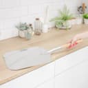 Лопата для пиццы из нержавеющей стали «Общепит», 66×30.5×2, полотно 35.5×31 см, толщина 1.5 мм