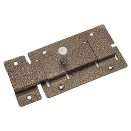 Засов «Киров» Секрет ЗД-02, плоский, цвет античная бронза