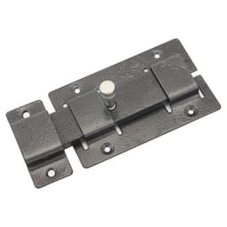 Засов «Киров» Секрет ЗД-02, плоский, цвет античное серебро