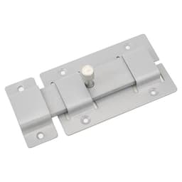 Засов «Киров» Секрет ЗД-02, плоский, серый металлик