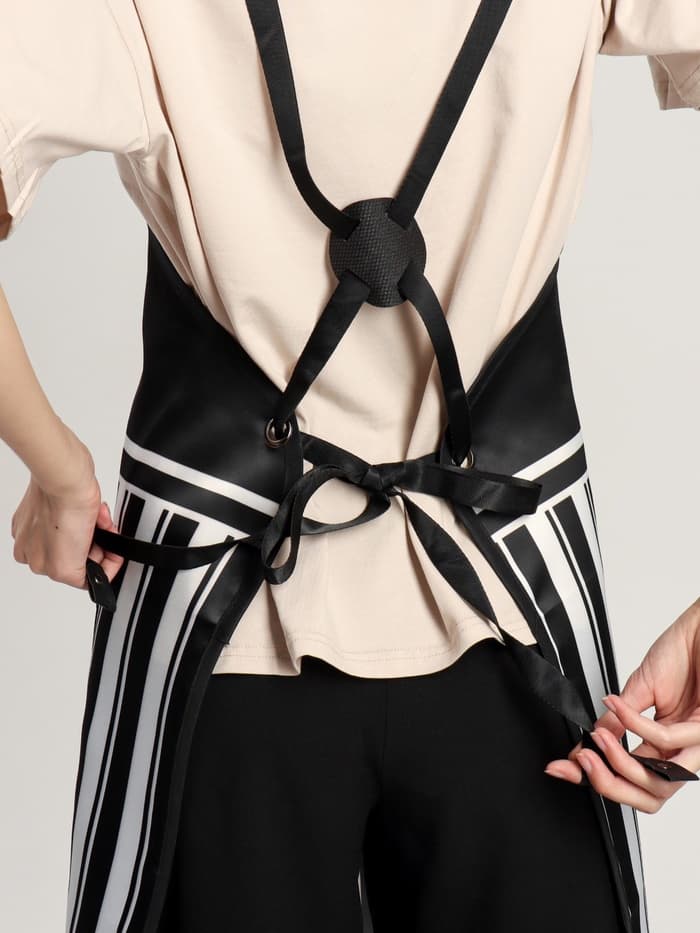 Фартук парикмахерский, кожзам, 1 карман, чёрный