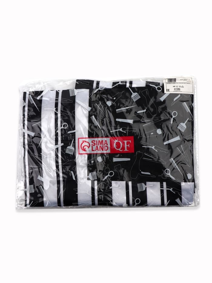 Фартук парикмахерский, кожзам, 1 карман, чёрный