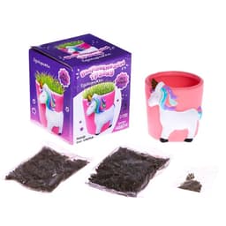 Набор для опытов, для детей «Выращиваем травку», растение в горшочке «Единорог»