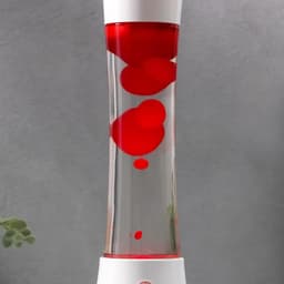 Лава-лампа «Колонна» Е14, воск, белый h=39 см