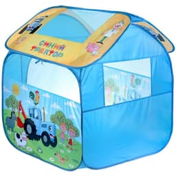Палатка игровая «Синий трактор» 83×80×105 см, в сумке