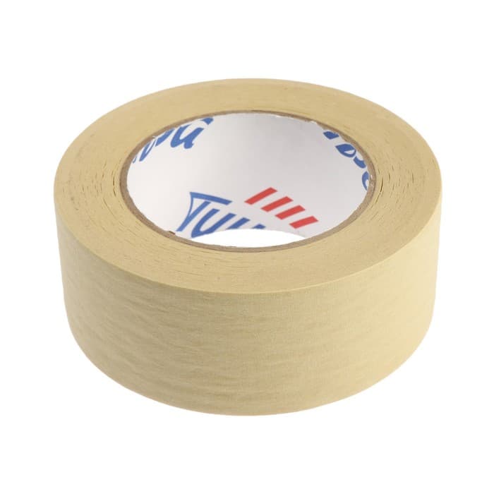 Лента малярная ТУНДРА, клейкая, термостойкая (160°С), 48 мм × 50 м