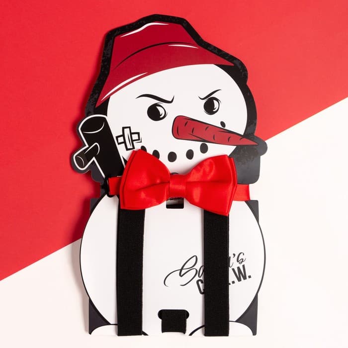 Набор мужской KAFTAN «Снеговик», подтяжки, галстук-бабочка