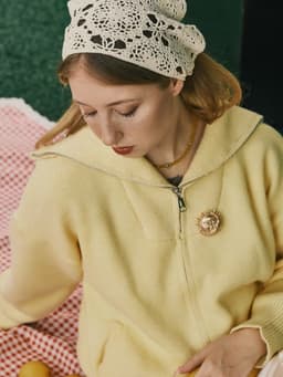 Брошь «День и Ночь», цвет матовое золото