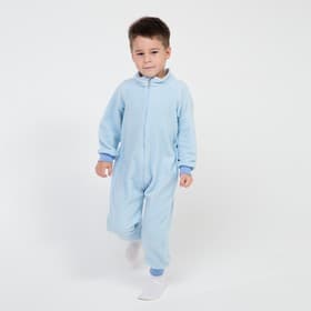 Комбинезон для мальчика флисовый, голубой, рост 98-104 см