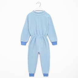 Комбинезон для мальчика флисовый, голубой, рост 98-104 см