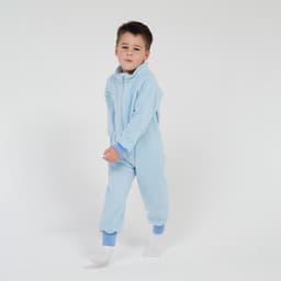 Комбинезон для мальчика флисовый, голубой, рост 104-110 см