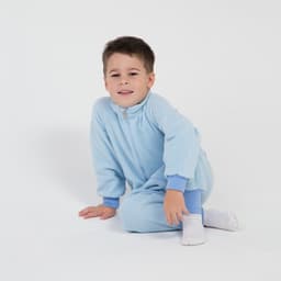 Комбинезон для мальчика флисовый, голубой, рост 104-110 см