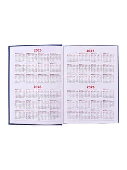 Ежедневник недатированный Calligrata. Vivella, А5, 160 листов, кожзам, синий