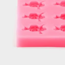 Молд для заливки «Букеты», силикон, 6 ячеек, 11.5×8×1.5 см, розовый