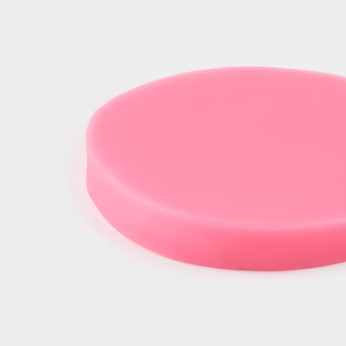 Молд для заливки «Цветочное ассорти», силикон, 5 ячеек, 10.5×1 см, розовый