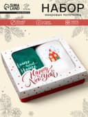 Полотенца махровые «Этель» Home sweet home, 30×50 см - 2 шт., 100% хлопок