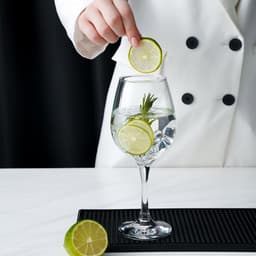 Барный коврик Доляна, 30×15×0.9 см, резина, чёрный