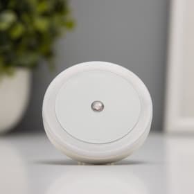 Ночник «Круг» LED реагирует на темноту, белый 6.5×6.5×5 см RISALUX