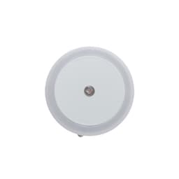 Ночник «Круг» LED реагирует на темноту, белый 6.5×6.5×5 см RISALUX