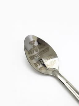 Ложка чайная с гравировкой «100% мужику», 14×3 см