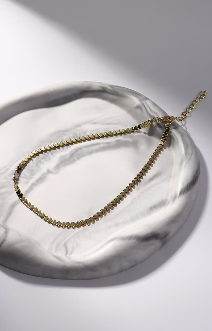 Чокер «Античность» диск, цвет золото, L=37 см