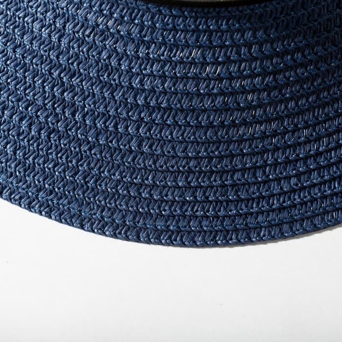 Шляпа с бантиком MINAKU, темно-синяя, размер 56-58