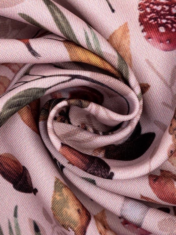 Шторы для кухни с подхватами «Этель» Nature forest, 145×180 см, комплект - 2 шт.