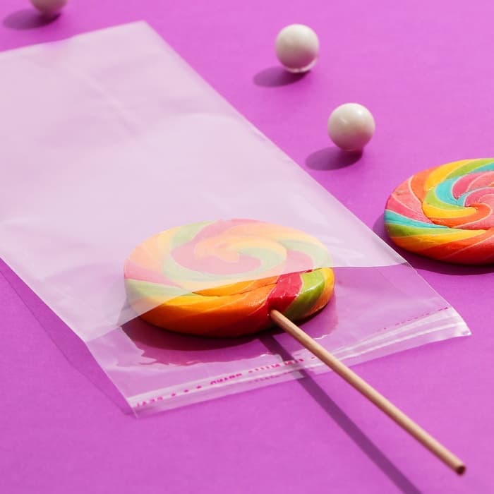 Пакет БОПП с клеевым клапаном, прозрачный для фасовки и упаковки, 10×20/4 см, 25 мкм