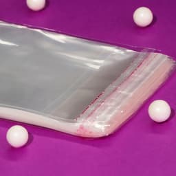 Пакет БОПП с клеевым клапаном, прозрачный для фасовки и упаковки, 10×20/4 см, 25 мкм