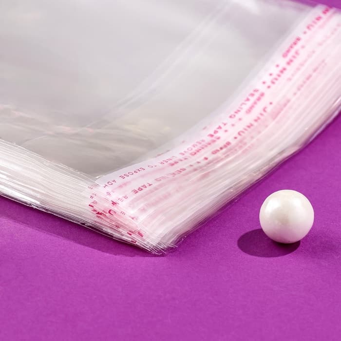 Пакет БОПП с клеевым клапаном, прозрачный для фасовки и упаковки, 12×18/4 см, 25 мкм