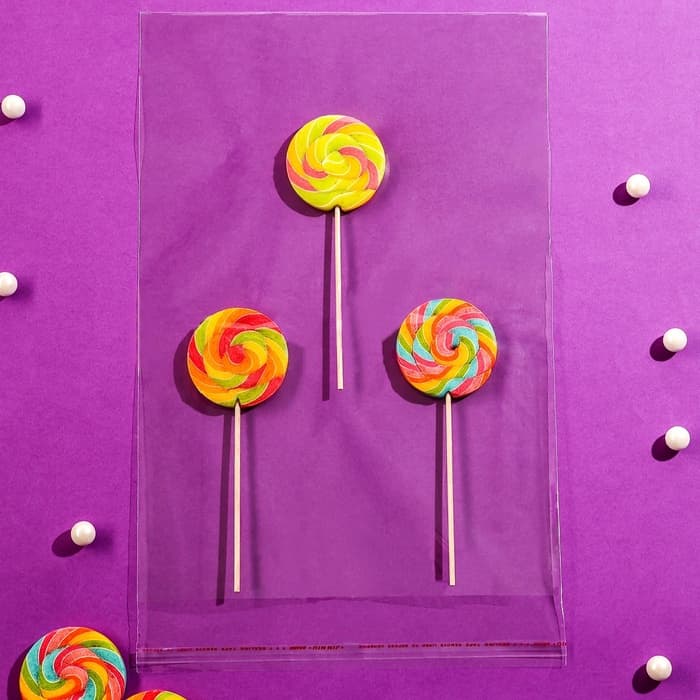 Пакет БОПП с клеевым клапаном, прозрачный для фасовки и упаковки, 25×36/4.5 см, 30 мкм