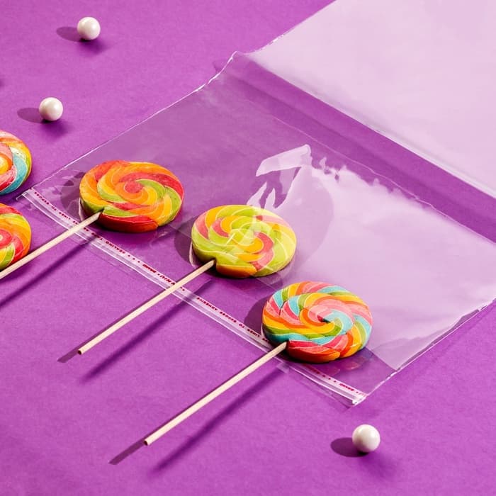 Пакет БОПП с клеевым клапаном, прозрачный для фасовки и упаковки, 25×36/4.5 см, 30 мкм