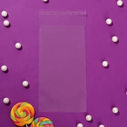 Пакет БОПП с клеевым клапаном, прозрачный для фасовки и упаковки, 12×22/4 см, 25 мкм