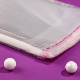 Пакет БОПП с клеевым клапаном, прозрачный для фасовки и упаковки, 12×22/4 см, 25 мкм