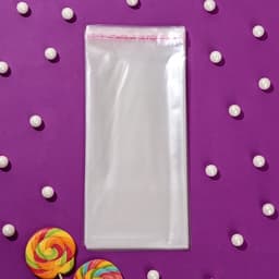 Пакет БОПП с клеевым клапаном, прозрачный для фасовки и упаковки, 12×22/4 см, 25 мкм