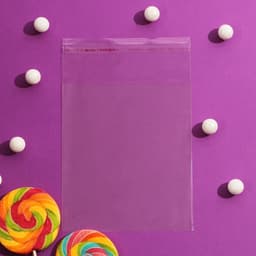 Пакет БОПП с клеевым клапаном, прозрачный для фасовки и упаковки, 12×14/4 см, 25 мкм