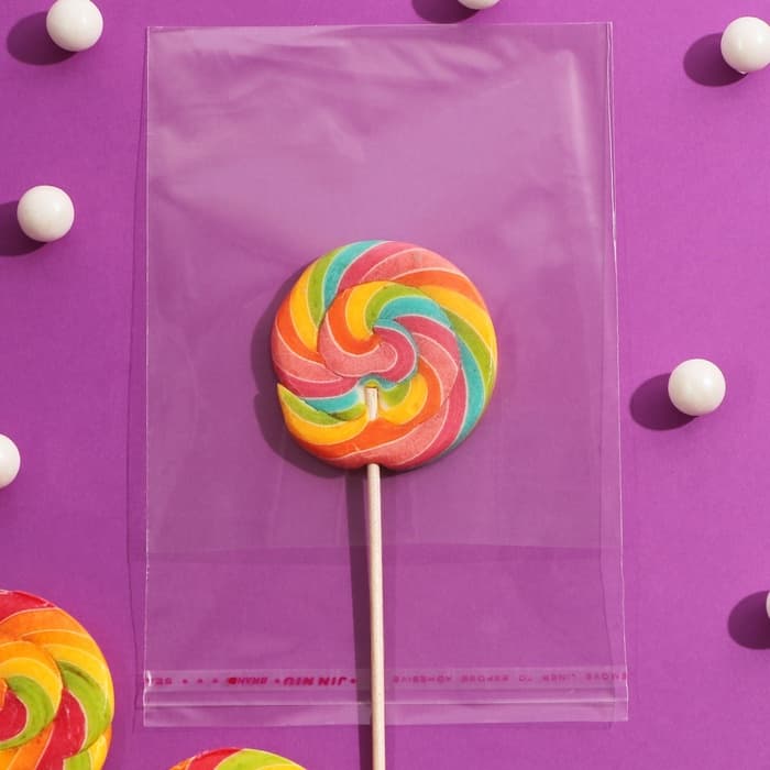 Пакет БОПП с клеевым клапаном, прозрачный для фасовки и упаковки, 12×14/4 см, 25 мкм