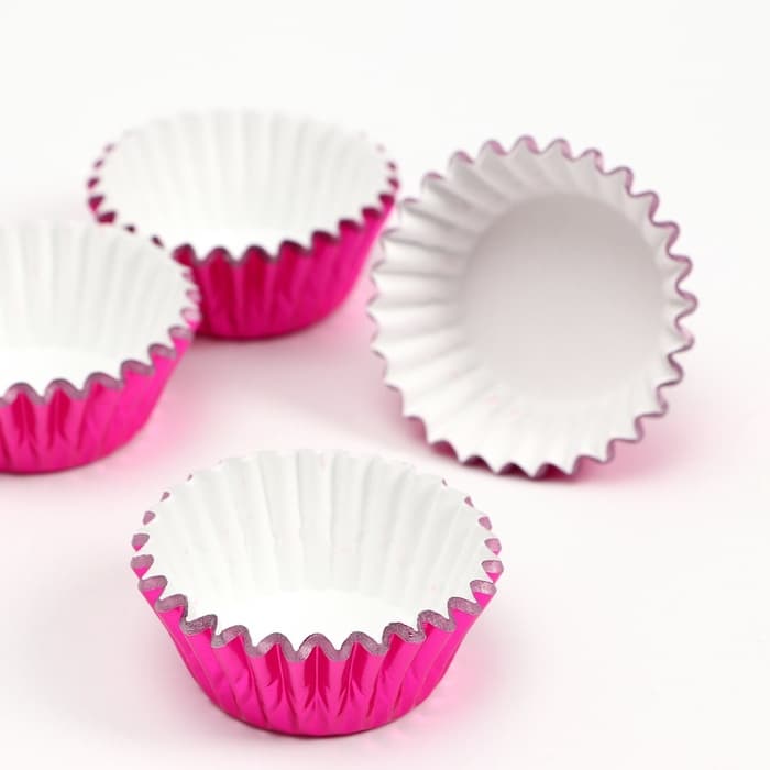 Форма для выпечки и упаковки конфет бумажная UPAK LAND, 3.5×2 см, одноразовая, розовая