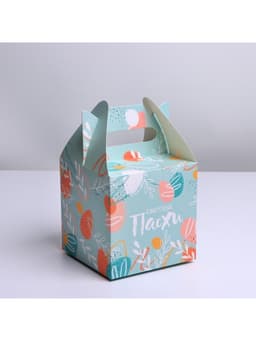 Коробка для кулича «Светлой Пасхи», 14×14×14 см