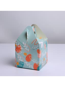 Коробка для кулича «Светлой Пасхи», 14×14×14 см