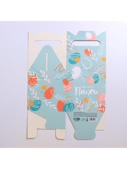 Коробка для кулича «Светлой Пасхи», 14×14×14 см