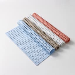 Коврик противоскользящий в ванну Доляна «Клеточка», на присосках, 50×50 см, МИКС